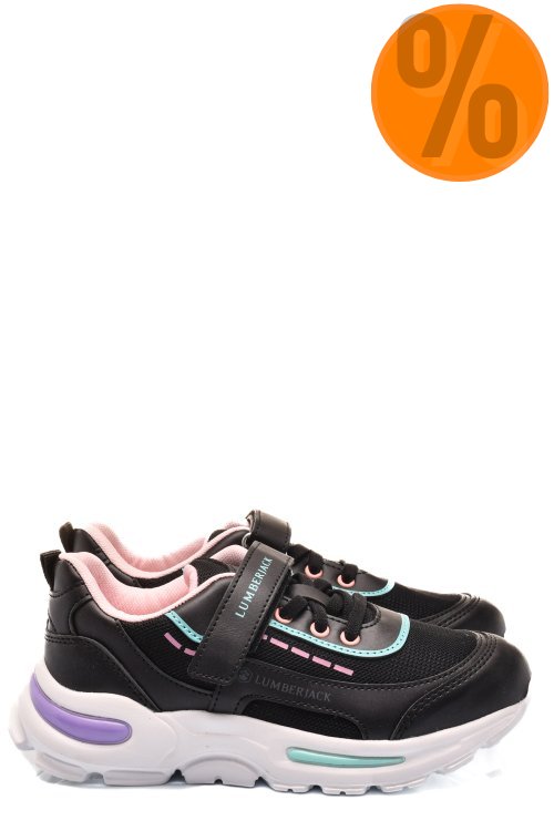 Lumberjack, pantofi sport copii black lila nurse-jr