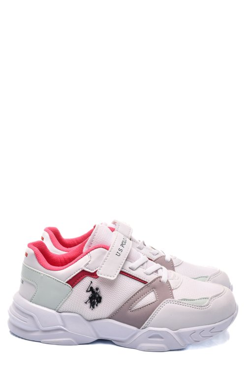 U.s. polo assn, pantofi sport copii white pink hold-jr