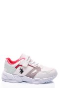U.S. POLO ASSN, PANTOFI SPORT COPII WHITE PINK HOLD-JR