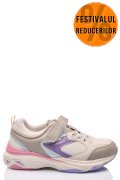 LUMBERJACK, PANTOFI SPORT COPII WHITE LILA SILVIA MESH