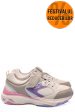 Lumberjack, pantofi sport copii white lila silvia mesh