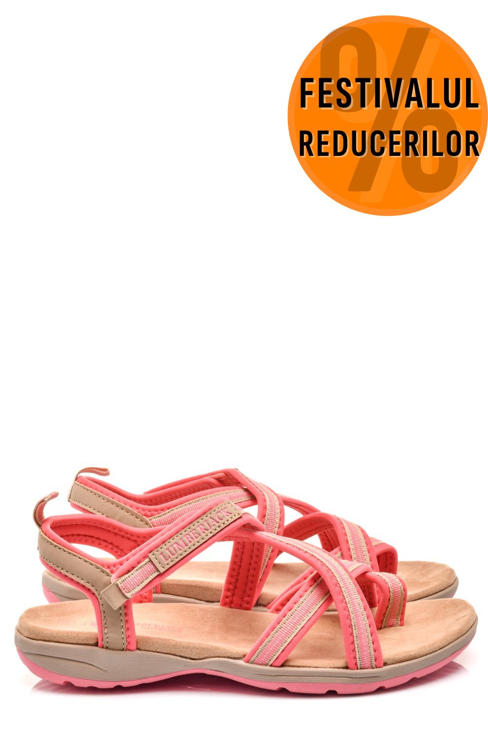 LUMBERJACK, SANDALE PINK ALISA