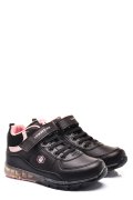 LUMBERJACK, PANTOFI SPORT COPII BLACK PINK CAP-HI
