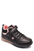 LUMBERJACK, PANTOFI SPORT COPII BLACK PINK CAP-HI