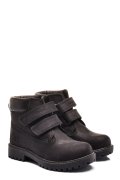 LUMBERJACK, GHETE BLACK COPII PIELE NATURALA RIVER-JR