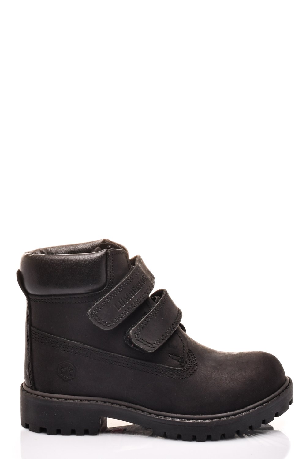 LUMBERJACK, GHETE BLACK COPII PIELE NATURALA RIVER-JR