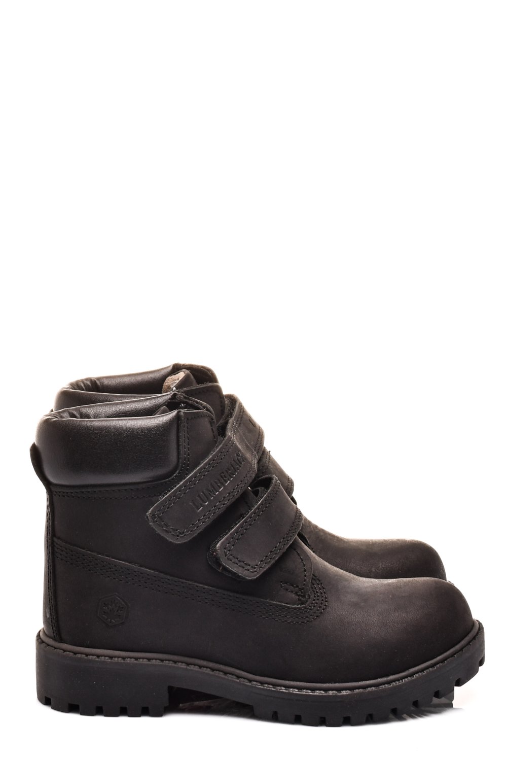 LUMBERJACK, GHETE BLACK COPII PIELE NATURALA RIVER-JR