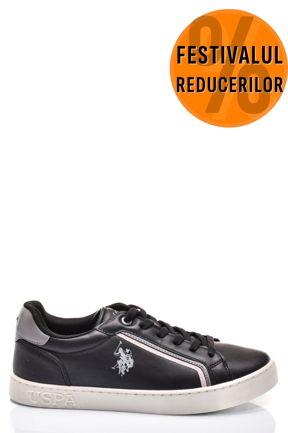 U.S. POLO ASSN, PANTOFI SPORT BLACK FLEYA-3FX