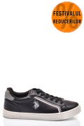 U.S. POLO ASSN, PANTOFI SPORT BLACK FLEYA-3FX