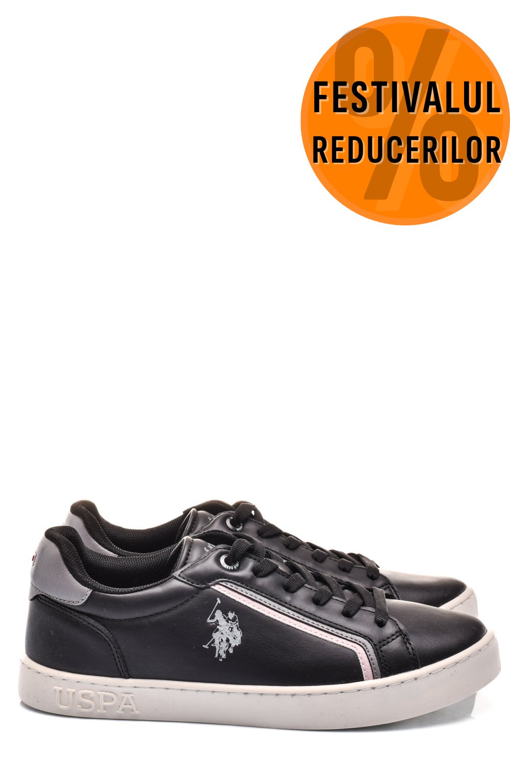 U.S. POLO ASSN, PANTOFI SPORT BLACK FLEYA-3FX