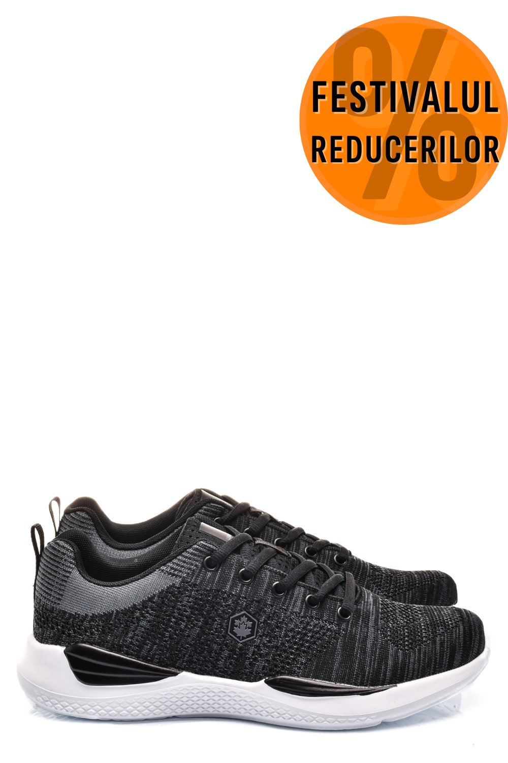 LUMBERJACK, PANTOFI SPORT BLACK WOLKY