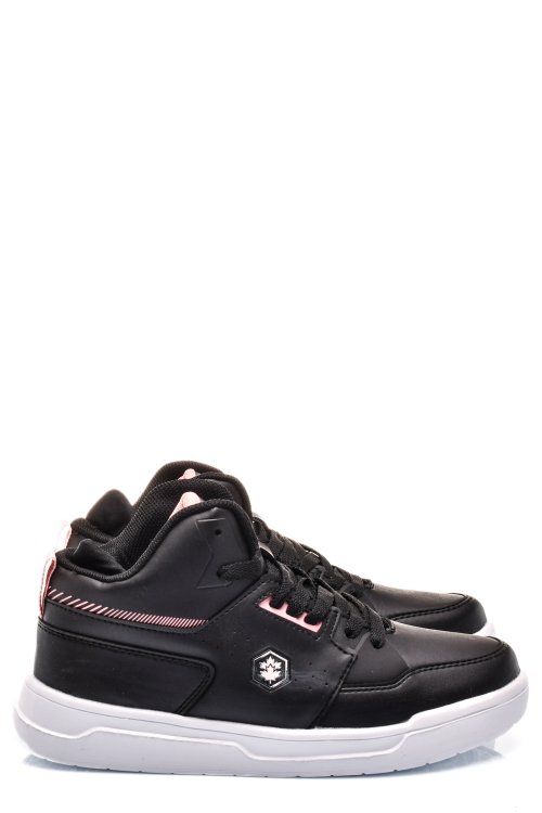 Lumberjack, pantofi sport black pink hide
