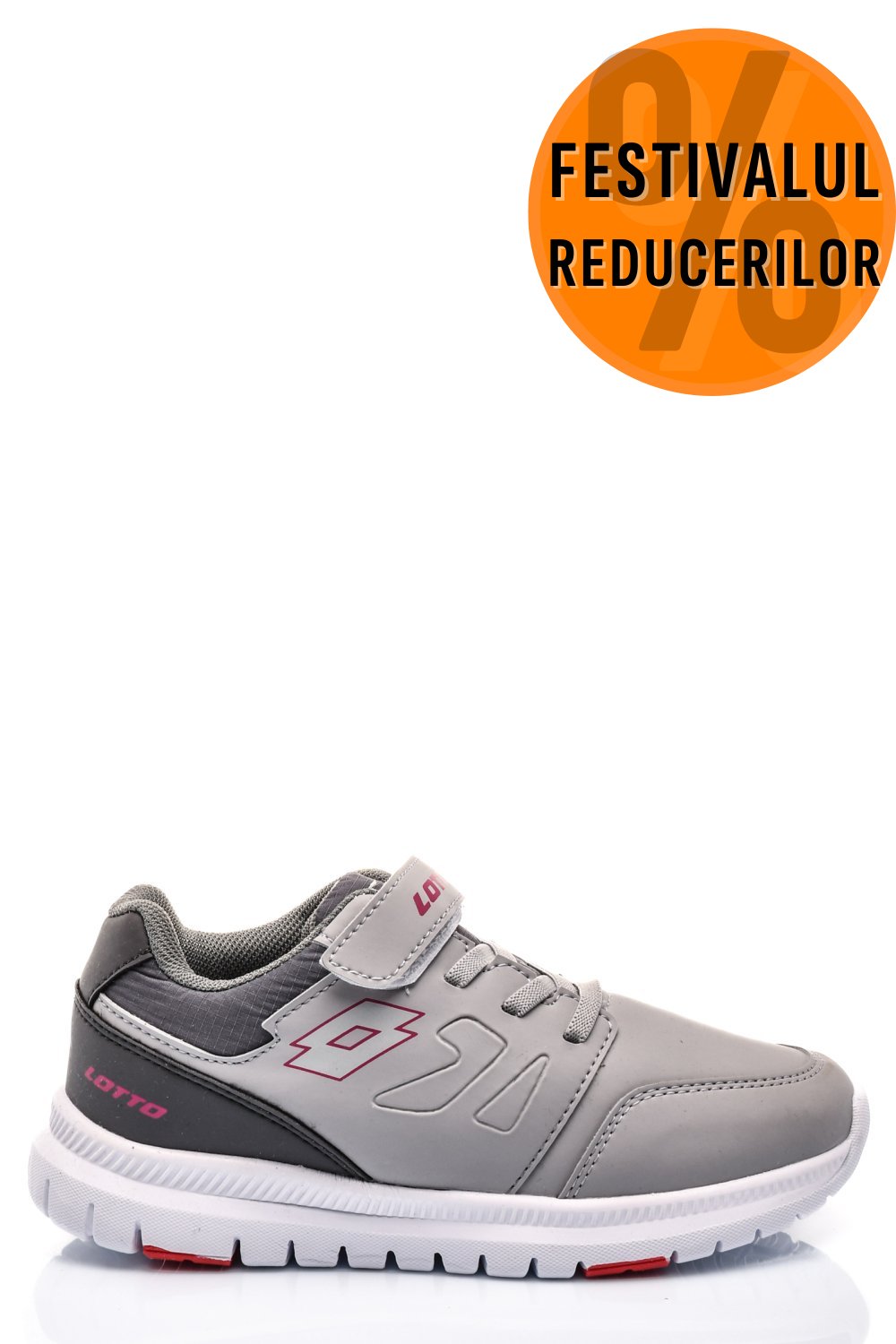 LOTTO, PANTOFI SPORT COPII AGUSTO PS GREY