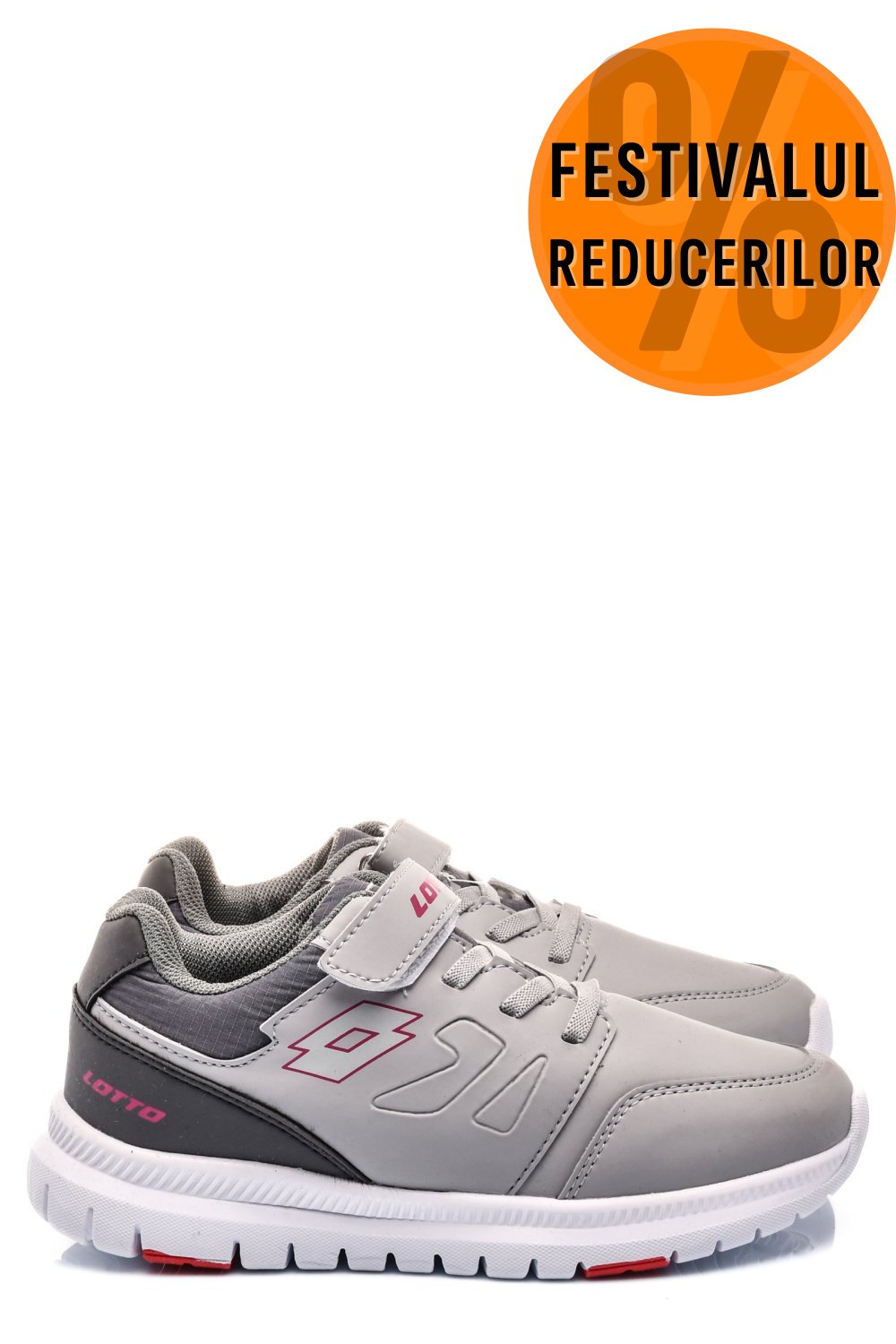 LOTTO, PANTOFI SPORT COPII AGUSTO PS GREY